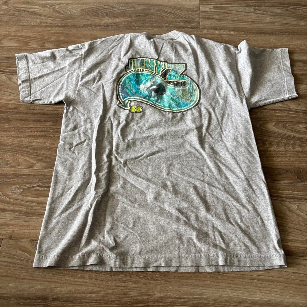Vintage 90s Grey Jimmyz Surf Graphic Tee! Size M